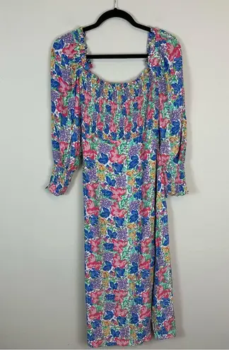 Faithfull the Brand aithfull the Brand | Colorful Floral Mathilde Midi Dress Size 4