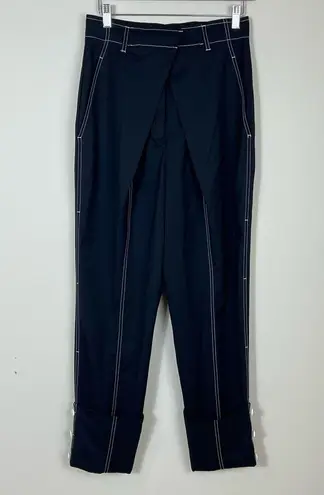 Proenza Schouler Women's Stretch-Wool Pants Y2K Whimsigothic Goth Sz 6