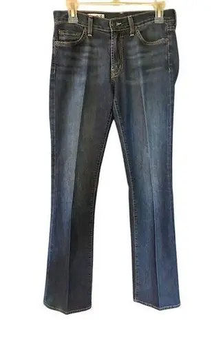 Y2K Red Engine Garnet Jeans Women’s Size 29x32 Bootcut Made in USA Vintage Denim Blue