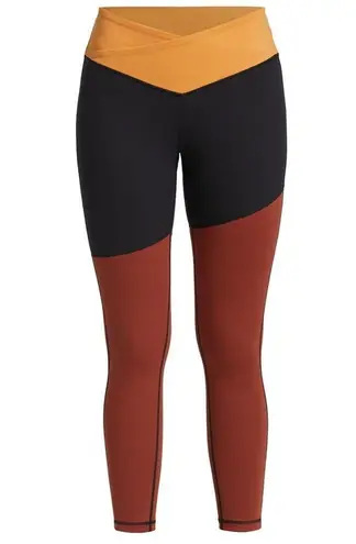 We Wore What color block leggings