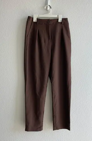 Grace Karin Vintage Brown Trouser Pants