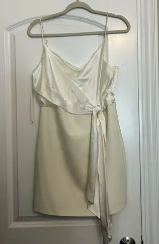 Cinq à Sept Cinq a Sept Cara Short Draped-Tie Mini Dress