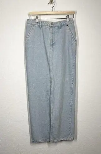 NA-KD Slit Detailed Maxi Denim Skirt Size 36 US Small