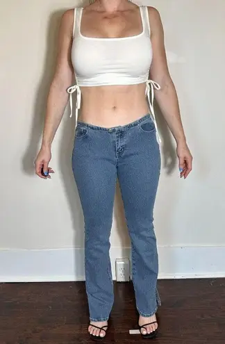 Y2K Vintage Bubblegum Low Rise Bootcut Jeans Size 4 Blue