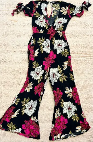 Billabong size s floral print jumpsuit Pink - Image 1