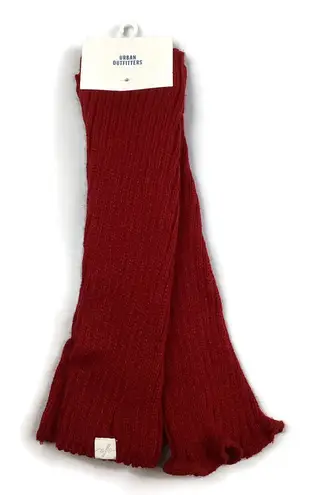 Urban Outfitters Out From Under Ribbed Knit Red Leg Warmers NEW!  thumbnail 1