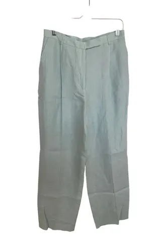 Amanda Smith Pure Linen sea blue pants size 14