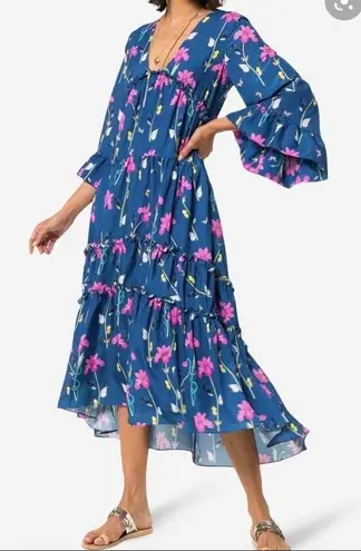 Borgo de Nor Iris floral print midi dress Size 4