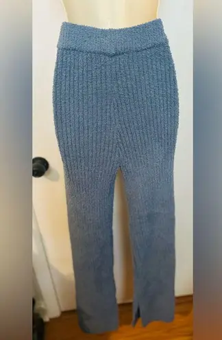 4th And Reckless Slate Blue Liria Ribbed Knit Trouser Size XS NWOT Revolve