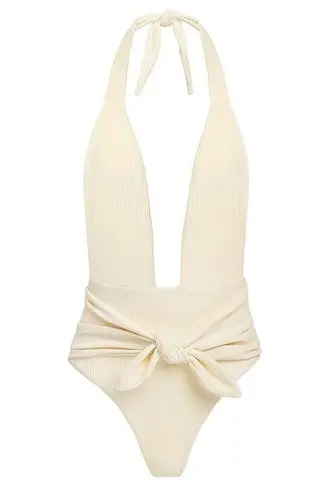 Montce Cream Rib Tropez Tie