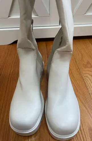 Nine West Tall White Boot