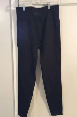 Victoria's Secret PINK Seamless Crop Top and NWT Leggings Logo Black Medium