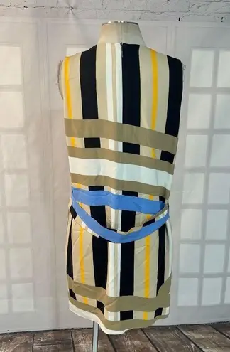 MSGM sleeveless colorful striped sheath dress size 46 or US 10