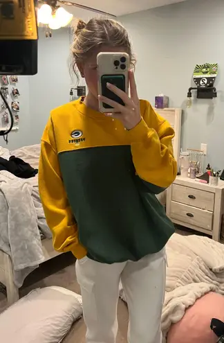 Green Bay Packers Crewneck Sweatshirt Size L