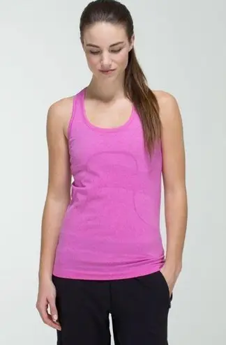 Lululemon  Swiftly Racers Back Tank Top Pink Size 8