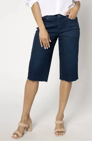 NYDJ NWT Kristie 80's Bermuda Jean Shorts Inspire Wash Raw Hem Size 6