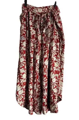 Free People  SUNDAY SET FLORAL FLOWY PANTS