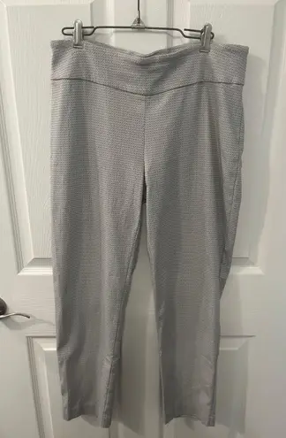 Mario Serrani size 14 grey print skinny pants