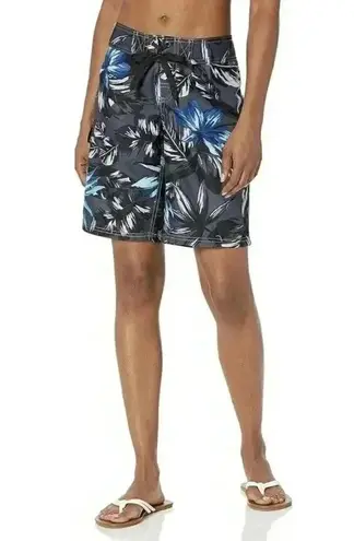 Kanu Surf Misses Haley Board Shorts Size 3X Charcoal Blue NWT $38 Gray