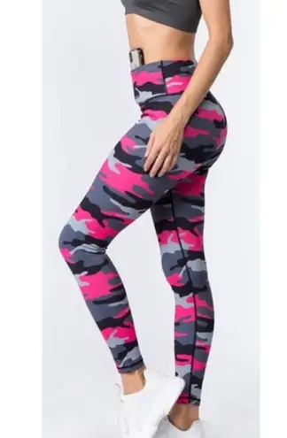 Yelete Active Camo Print Leggings
