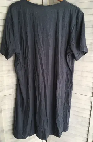 Christmas Sleep Shirt, 3XW Blue Size 3X