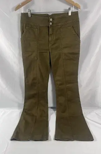 Pilcro and the Letterpress Anthropologie High Rise Trouser Bootcut Jeans Size 30