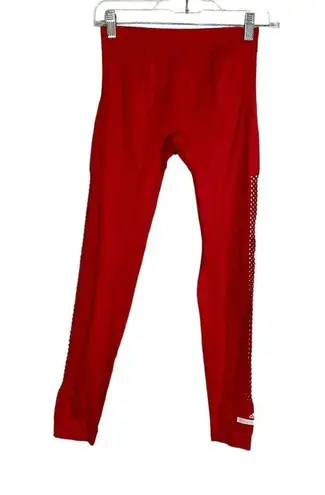 ADIDAS x Stella McCartney Essentials Seamless Mesh Tight Bright Red Size Small