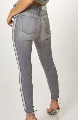 Pistola Aline Tux High Rise Skinny Jeans Gray Size 26