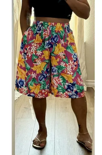 Vintage COUNTERPARS Bermuda Shorts – Made in USA Sz S Skorts 90s Red