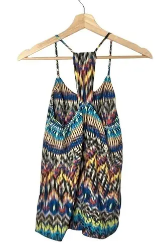 Abbeline Multi Color Spaghetti Strap Babydoll Tank Top XS