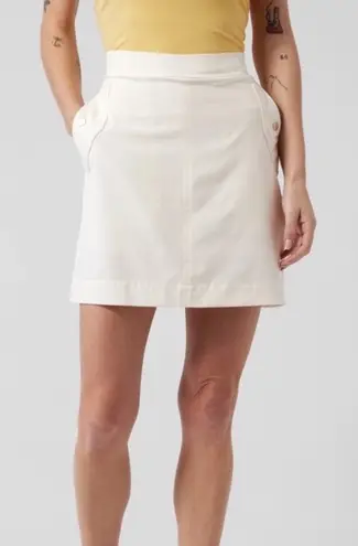 Athleta  Vienna Cargo Skort Magnolia White 14