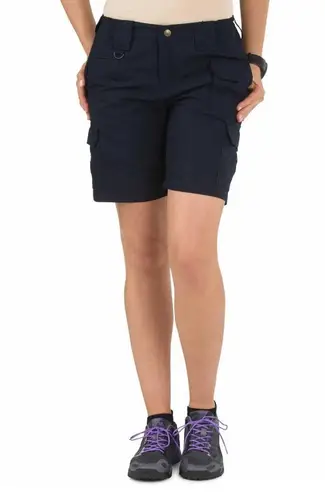 5.11 Tactical WOMEN'S TACLITE® PRO 9" RIPSTOP SHORT Dark Navy Blue size 18