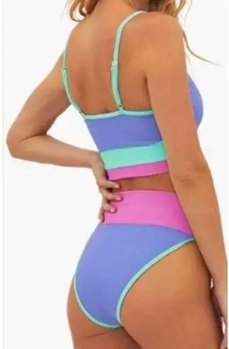 Beach Riot High Tide Colorblock Swim Bikini