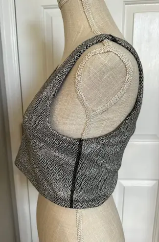 OFFLINE Herringbone Jacquard Longline Sports Bra sz L NWOT Gray Size L