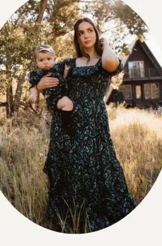 💕IVY CITY CO💕 Gracie Dress ~ Holly Print XXS NWT Green