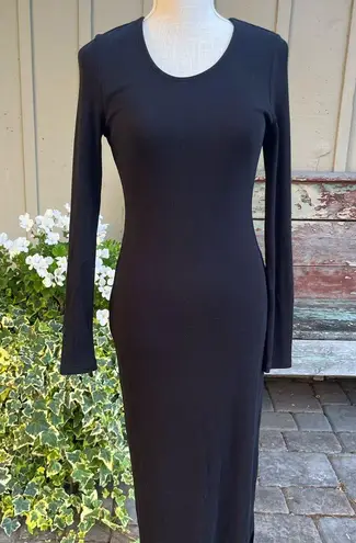 Marine layer Lexi Rib Long-Sleeve Midi Dress