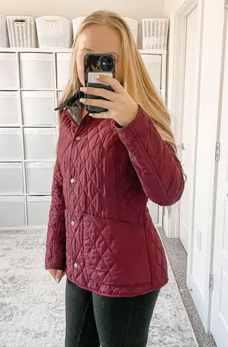 Barbour Montrose Quilted Jacket Bordeaux Utility