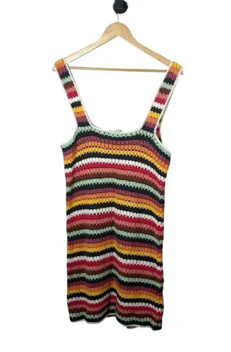 Marine layer NWOT Women’s Fiona Crochet Stripe Dress Multicolor Size M