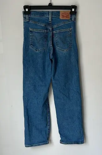 Levi's Levi Women’s Ribcage Straight Ankle High Rise Jeans Size 26 ⬛️