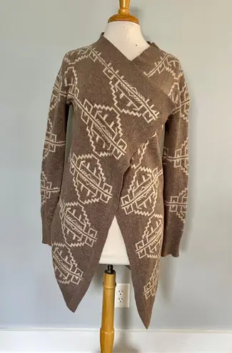 Staring At Stars Brown Tan Cardigan Sweater