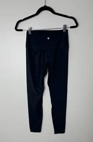 CRZ Yoga Dark Navy Blue High Rise Compression Workout Exercise Leggings Small