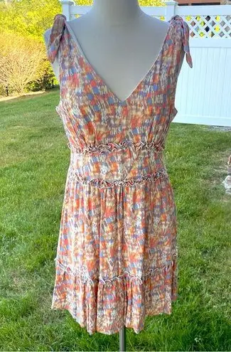 Gypsies & Moondust Dress Boho Tiered Ruffle Sleeveless NWT