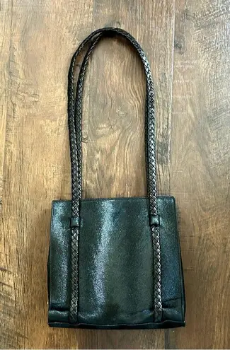 BALLY black leather mini shoulder bag, made in Italy