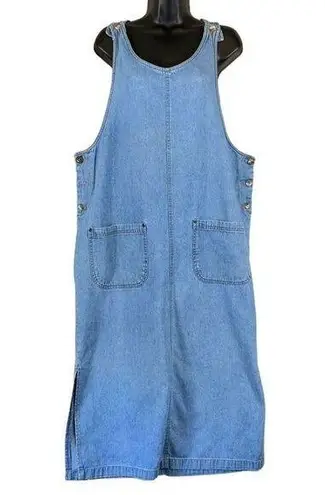 Vintage Blue  J. 100% Cotton Cottage Denim Pocket Dress