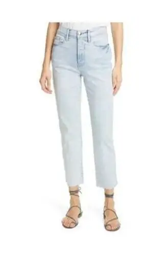 Frame Le Sylvie Waist Ankle Slender Straight Leg Jeans in Pali Size 28