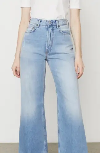 Acne Studios Acne Studio light wash wide leg relaxed fit baggy HTF