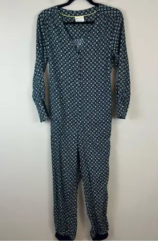 Anthropologie  Alexandra Farmer | Flannel Lounge Jumpsuit Green and Blue Size XS