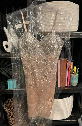 Dave and Johnny Sequin Mini Dress