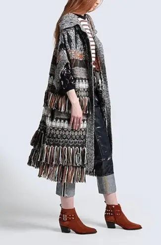 Valentino Garavani Tan Suede Rockstud Double Buckle 50mm Cowboy Ankle Boots EU38