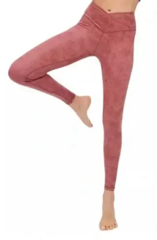 Aerie  Offline The Hugger Crossover High Waist Crackle Mauve Legging, Sz XL - Image 1